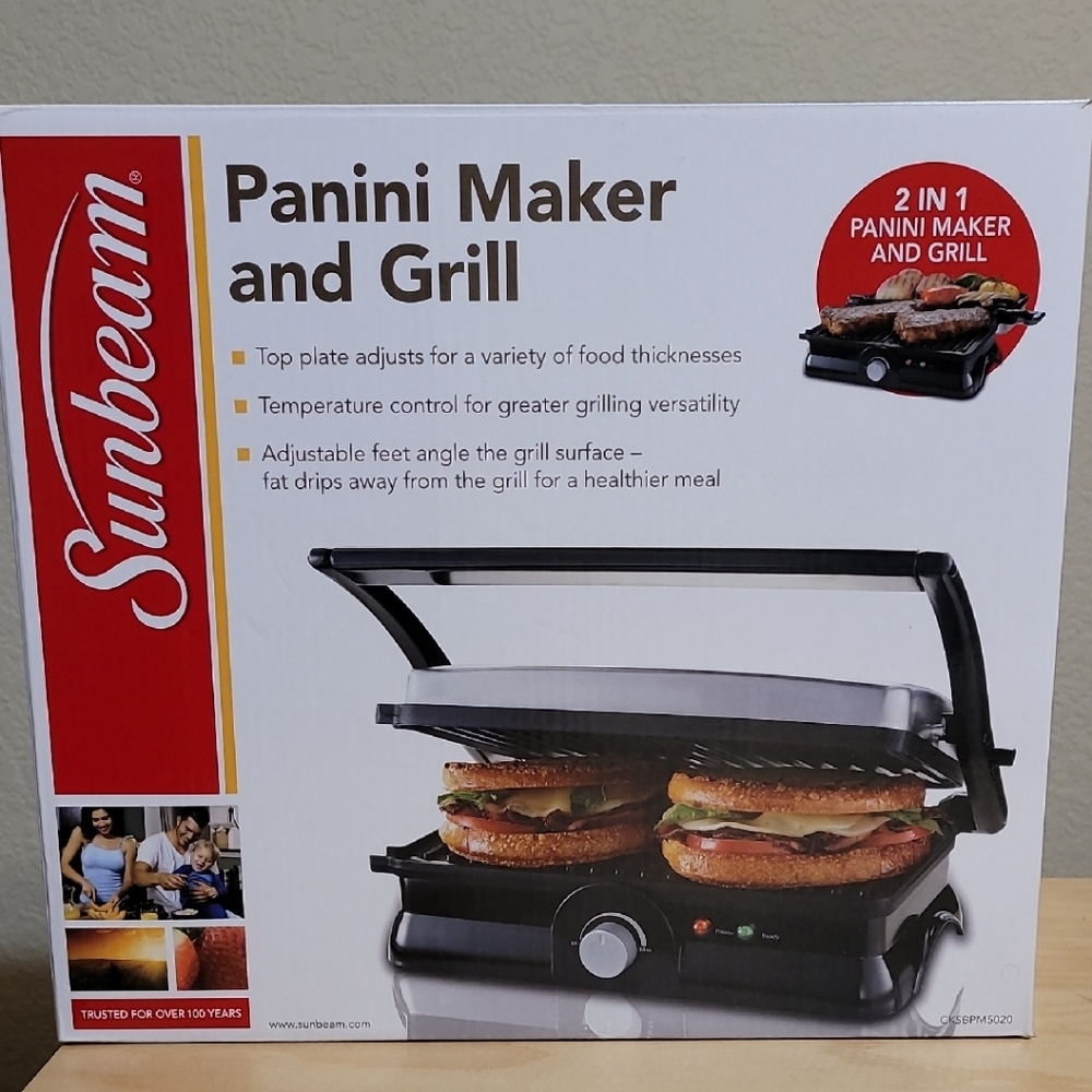 Sunbeam  Panini Maker and Grill